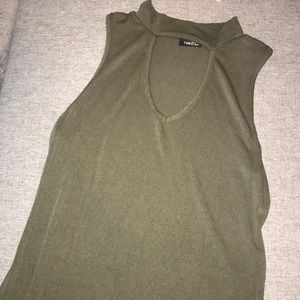 Forest green dress